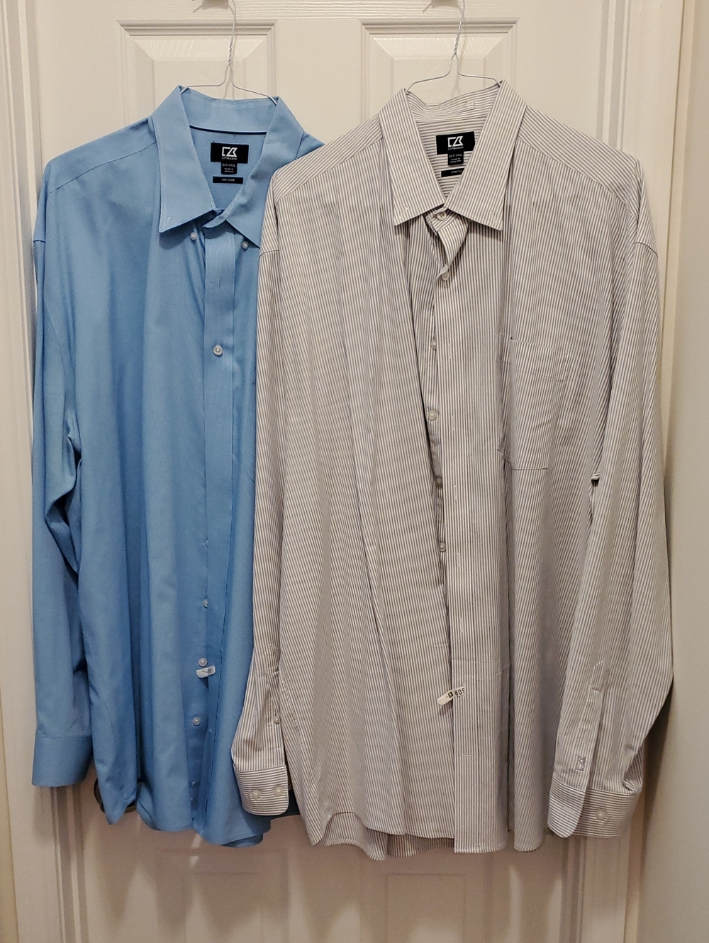 Cutter & Buck 🌻 SeT Of 2 Men's Dress Shirts Stretch 3XT